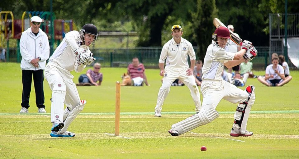 Labuschange at work for Sandwich Town. "Having Marnus about, full of beans, was great," former England keeper Geraint Jones, who was a team-mate of Labuschagne's at the club says