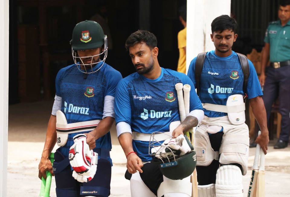 Litton Das (R) believes Najmul Hossain Shanto's (L) improvement is because of better training methods