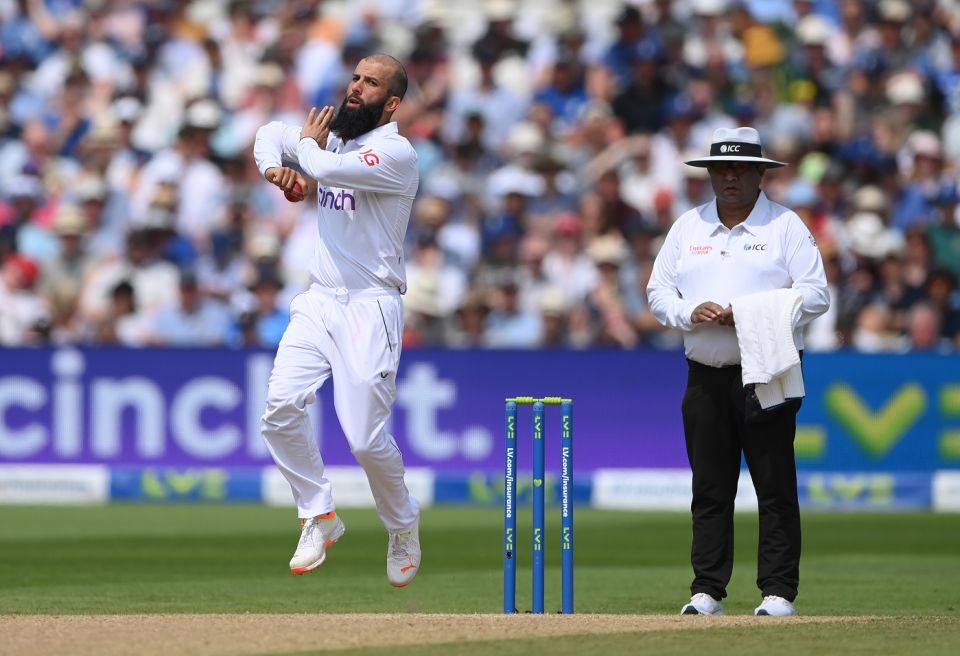 Moeen Ali picked up two wickets on Day 2 of the Edgbaston Test