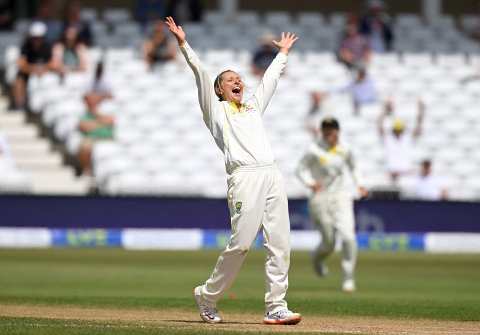 Ashleigh Gardner spun Australia to victory in the Ashes Test