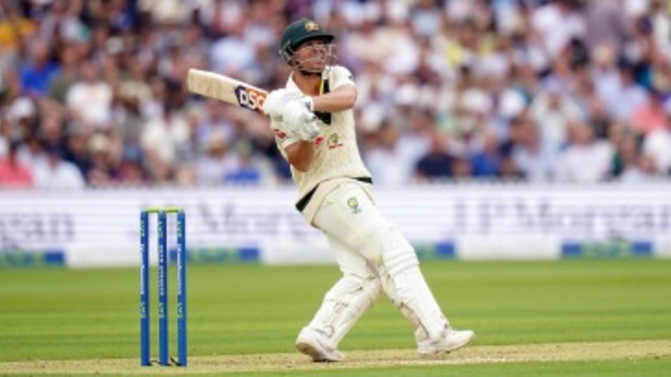 David Warner pulls one away