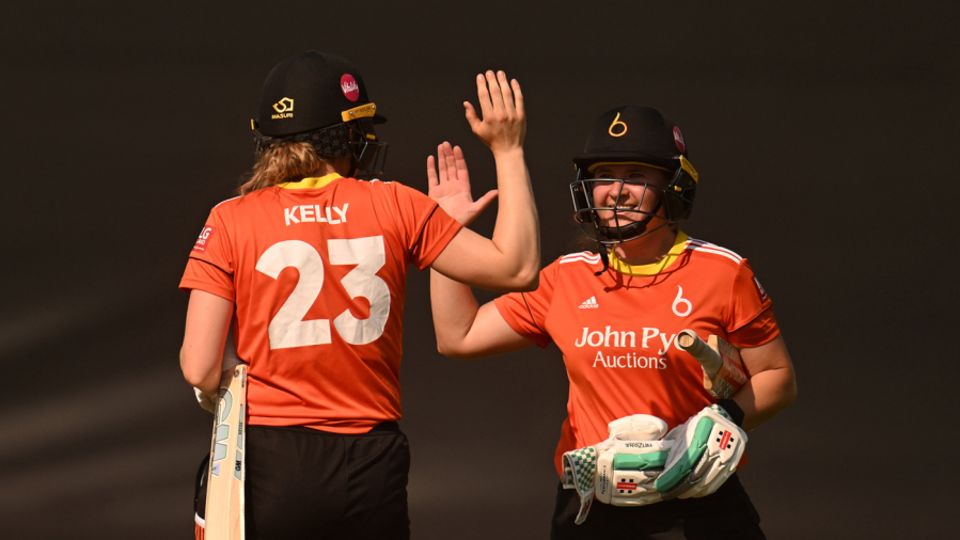 Marie Kelly and Kathryn Bryce played key roles in The Blaze's victory