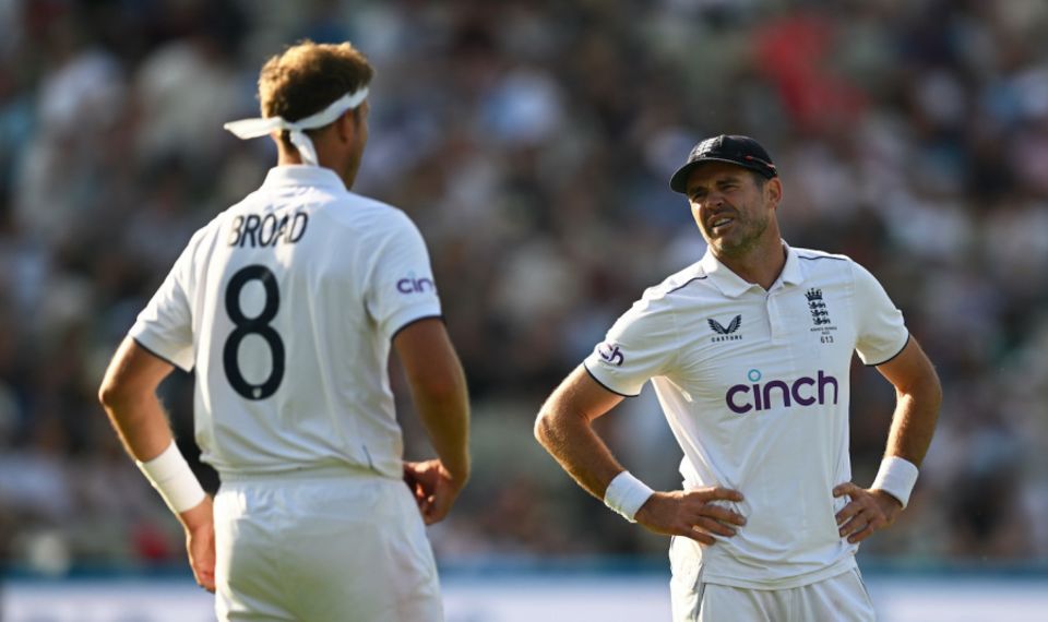 James Anderson and Stuart Broad, with a combined age of 78, are the oldest pair of bowlers to take the new ball since 1951