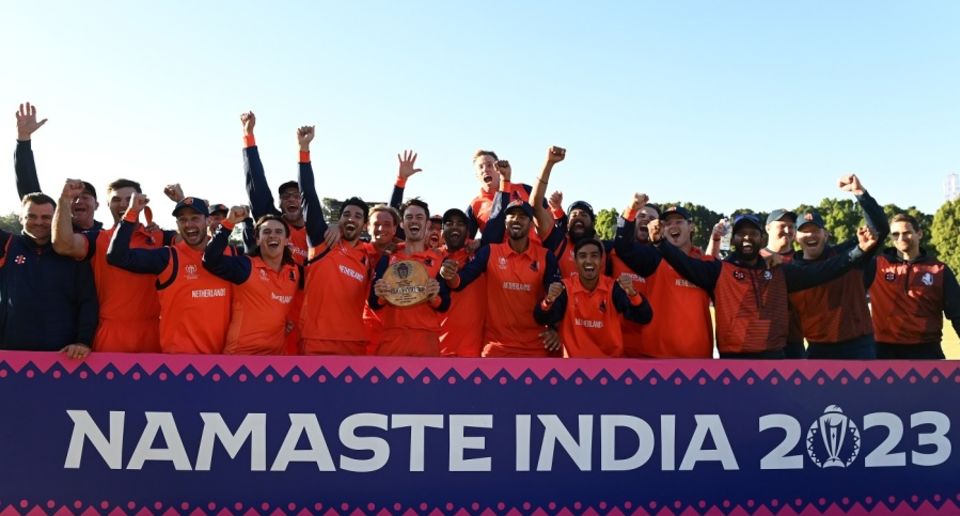 Netherlands rejoice after qualifying for the 2023 ODI World Cup