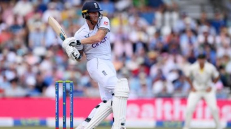 Ben Stokes pulls behind square