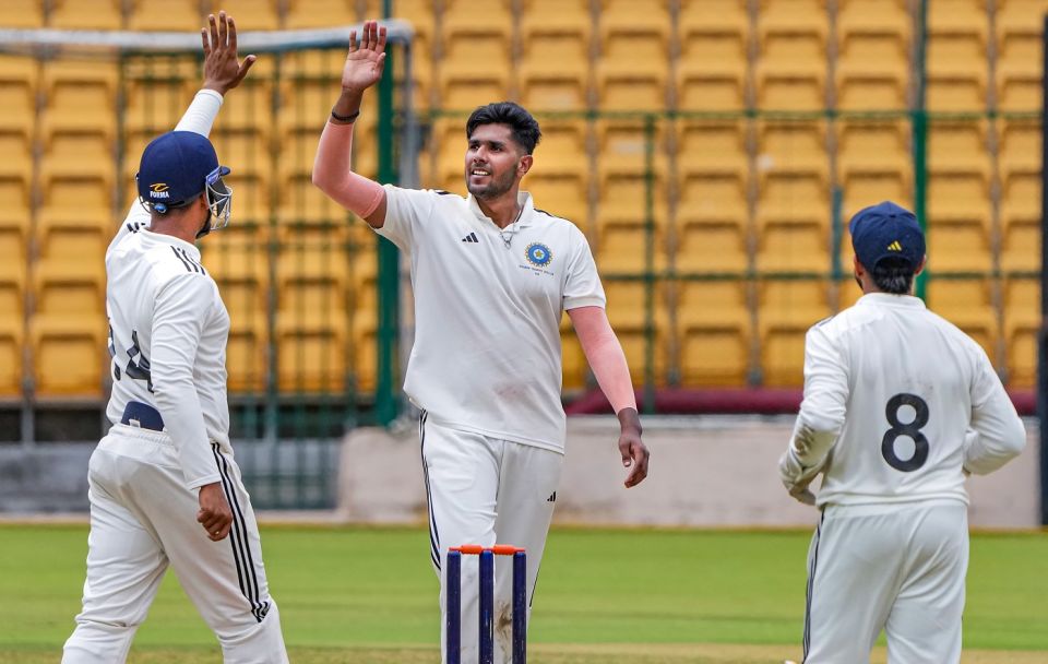 Harshit Rana, 22, has played nine first-class matches and picked up 36 wickets