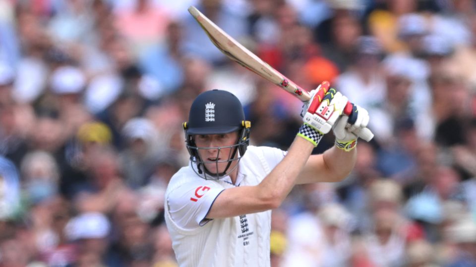 Zak Crawley cracks another shot through the covers