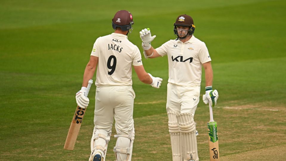 Tom Latham and Will Jacks both made exactly 99