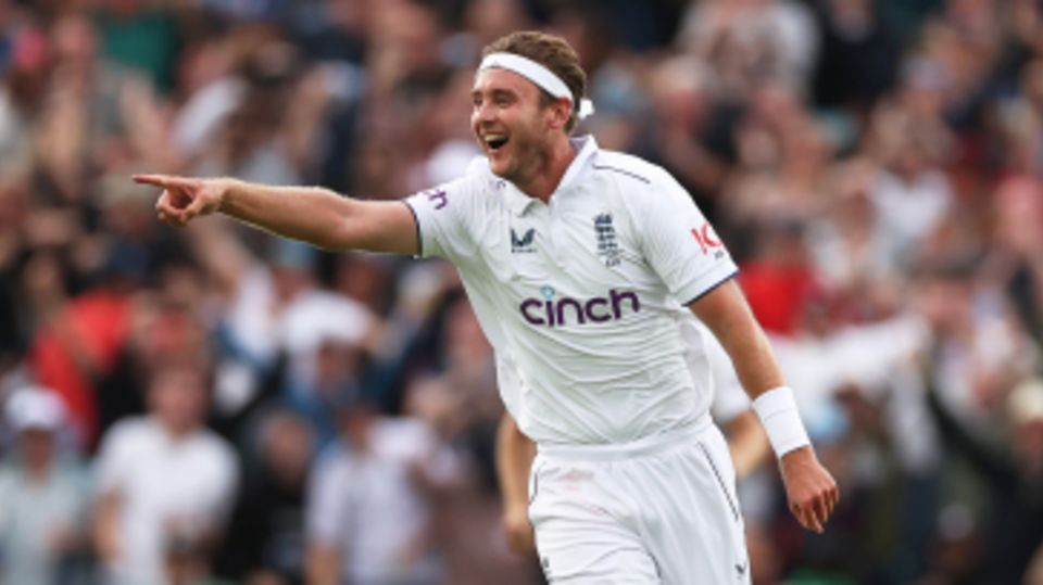 Stuart Broad struck in his final spell as a Test cricketer