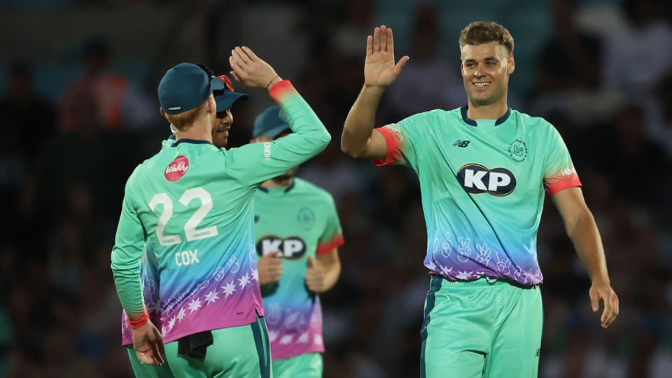 Spencer Johnson played six matches for Oval Invincibles in 2023