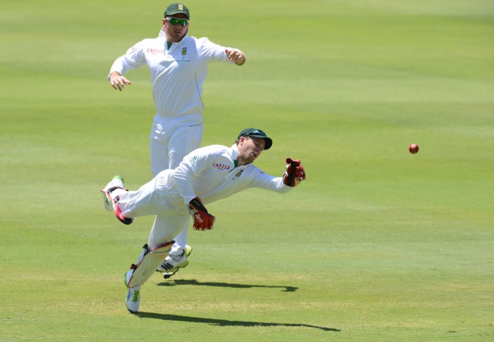 AB de Villiers took a record 11 catches and also scored 103 against Pakistan in Johannesburg in 2013