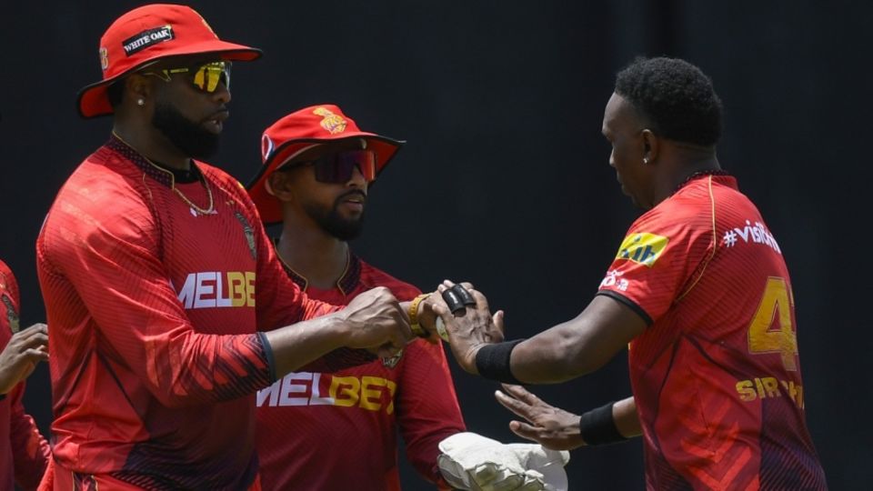Trinbago Knight Riders were forced to field with ten men in the final over