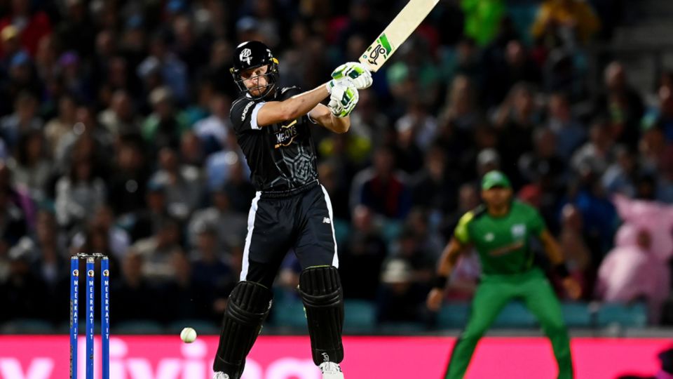Jos Buttler throws the kitchen sink into a cut shot