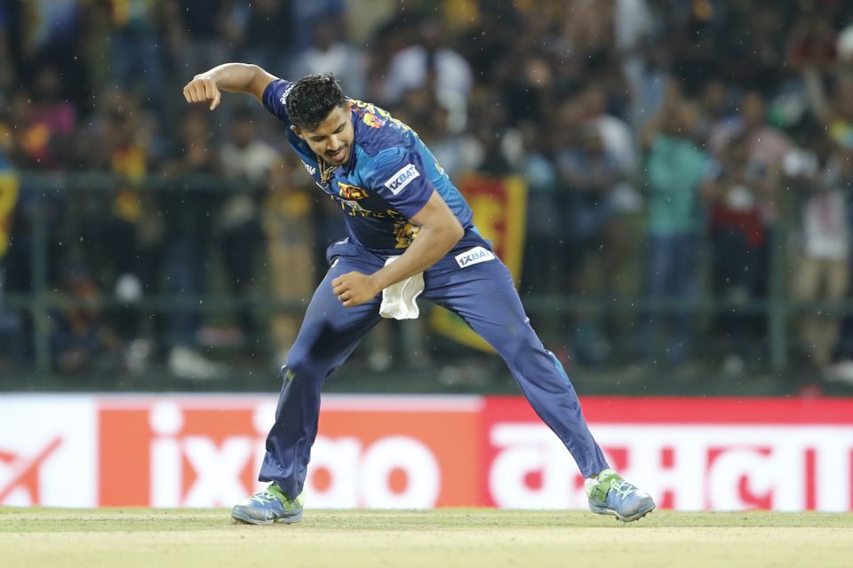 Maheesh Theekshana strained his hamstring during the Asia Cup