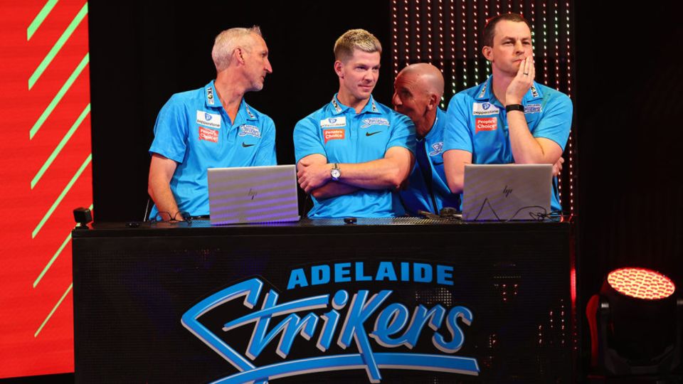 Tim Paine (centre) was on Adelaide Strikers' staff last season
