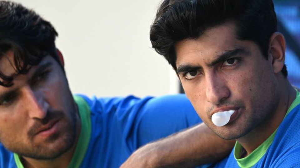 Naseem Shah picked up the injury towards the end of India's innings in the Super Four game