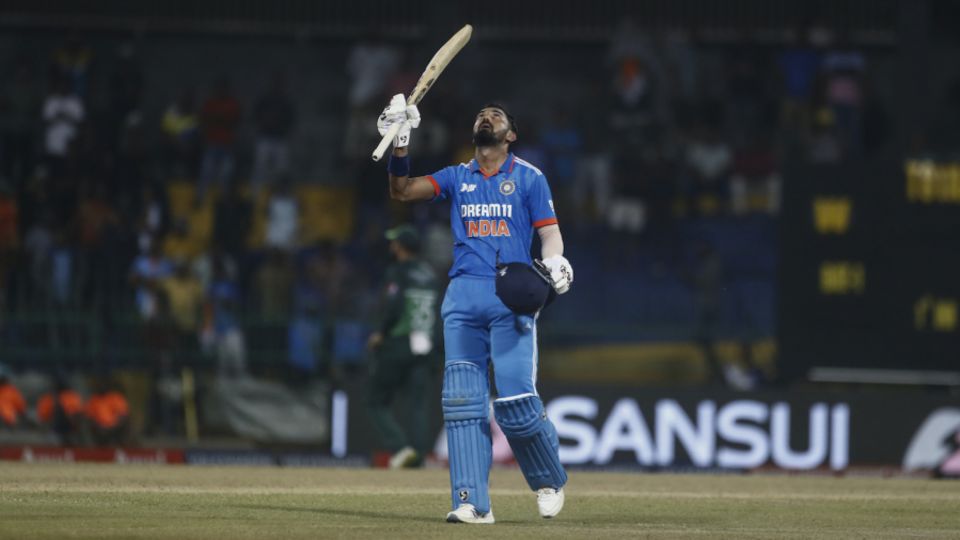 KL Rahul finished with 111* off 106 balls against Pakistan