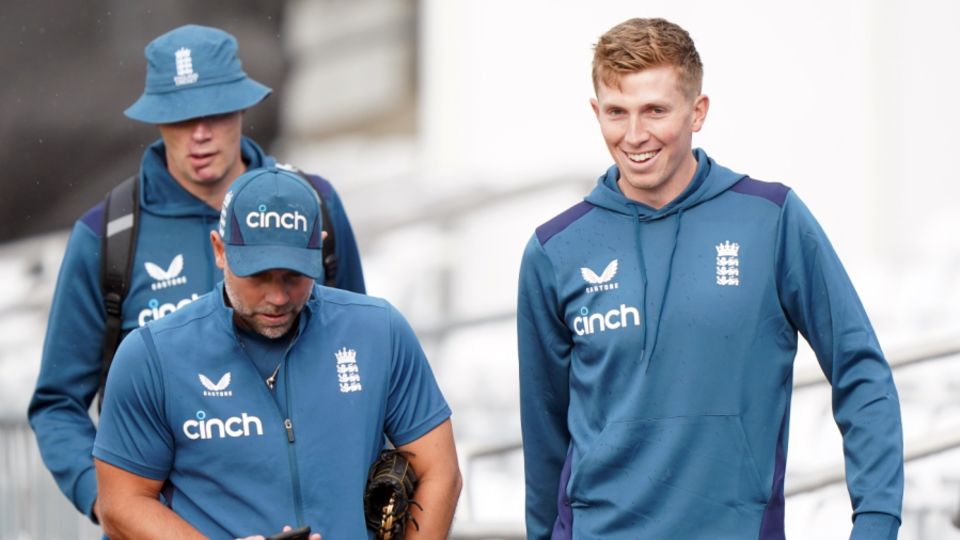 Zak Crawley arrives at training on the eve of his England captaincy debut