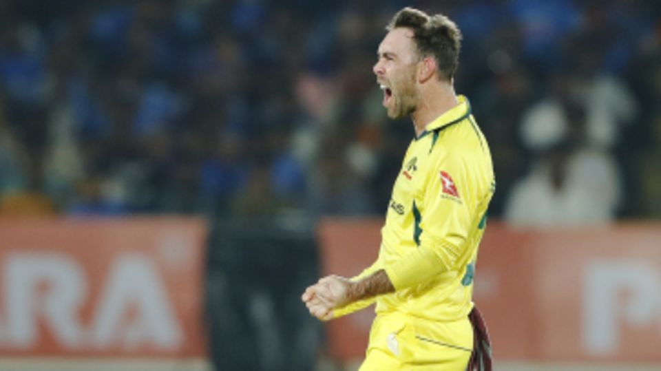 Glenn Maxwell dented India's top and middle order