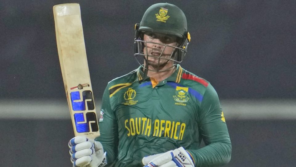 Quinton de Kock made an unbeaten 84