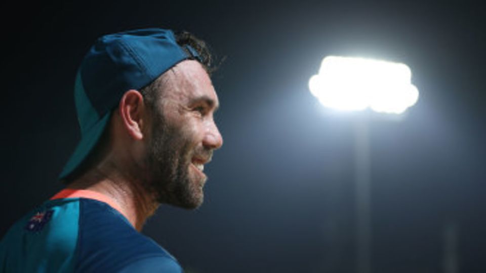 In the spotlight: Glenn Maxwell all smiles ahead of the World Cup