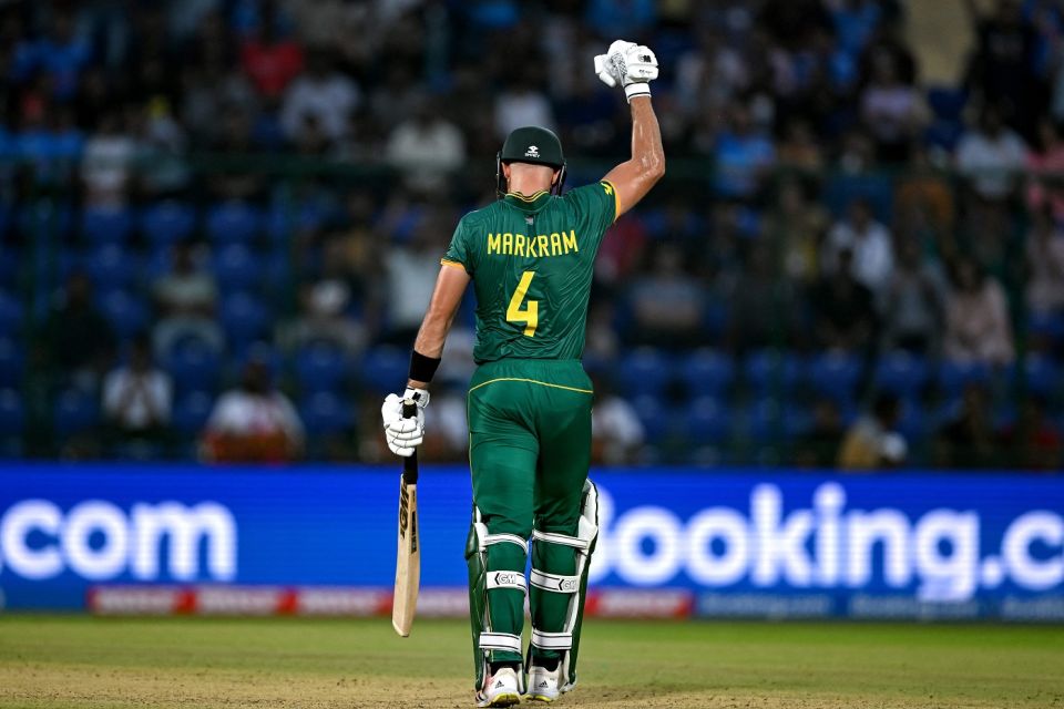 Adien Markram's 49-ball hundred is the fastest in ODI World Cups