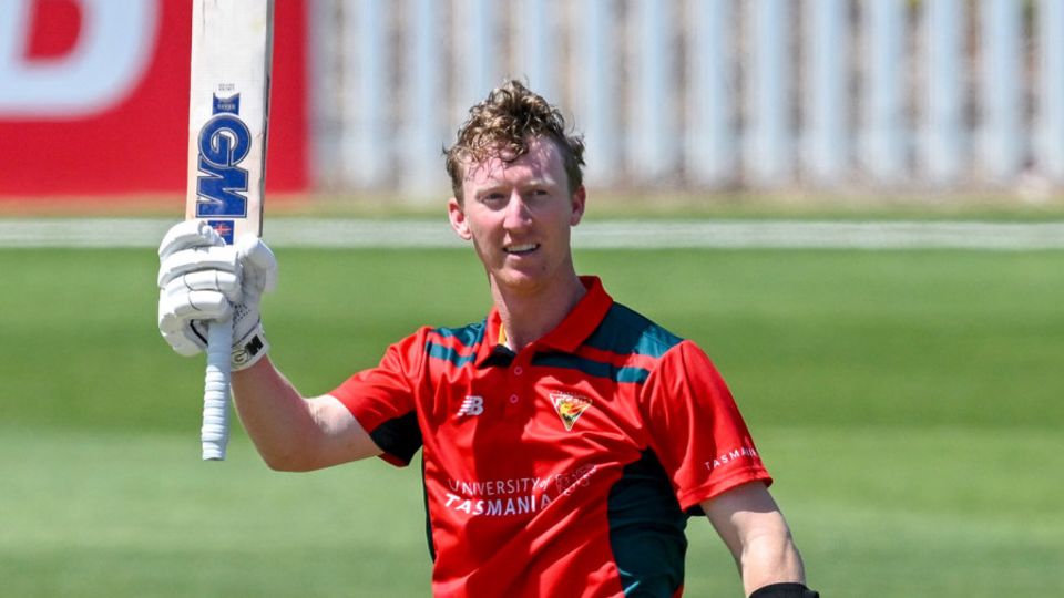 Jordan Silk struck a century in Tasmania's record total