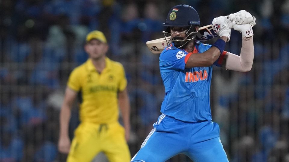 KL Rahul used the crease well against spin