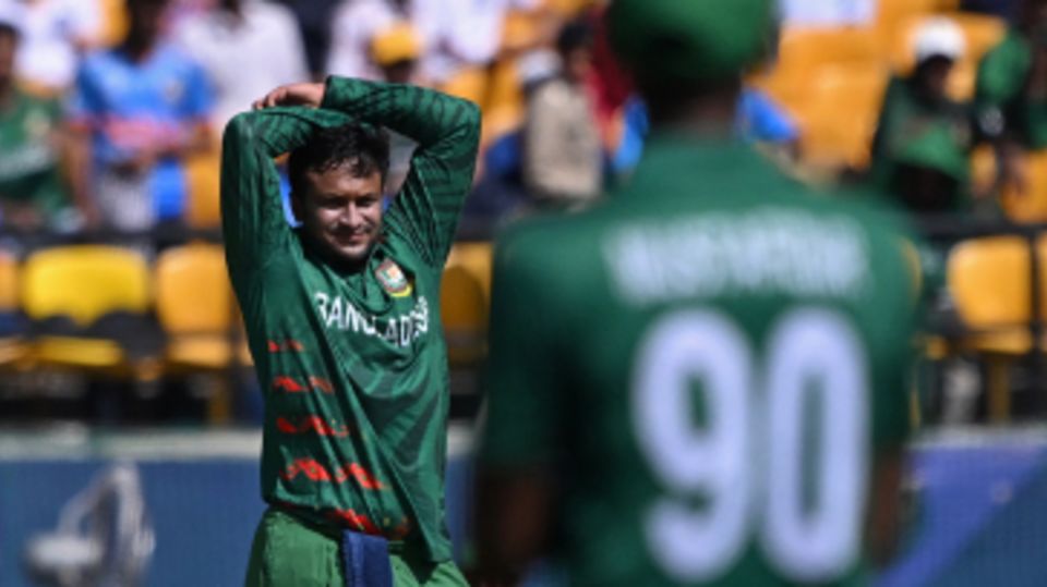 It was that sort of day for Shakib Al Hasan and Bangladesh