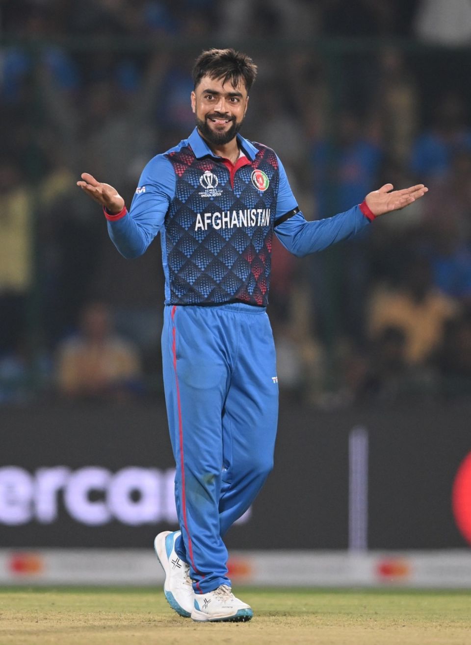 Rashid Khan dismissed Ishan Kishan and Rohit Sharma after coming on in the 16th over of the chase