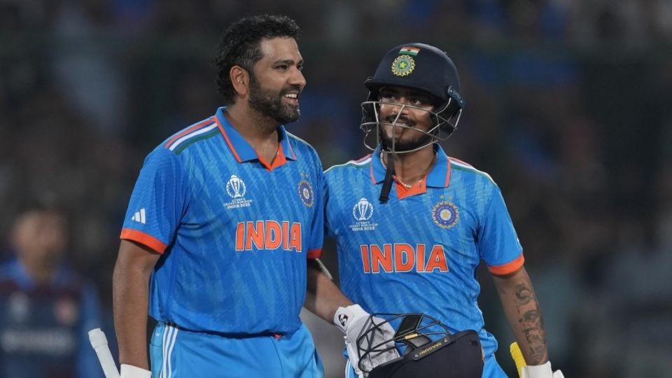 Rohit Sharma and Ishan Kishan added 156 for the opening wicket