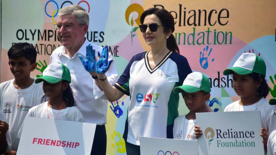 Thomas Bach with IOC member Nita Ambani - there has been more and more T20 cricket in the USA of late, and that's expected to continue