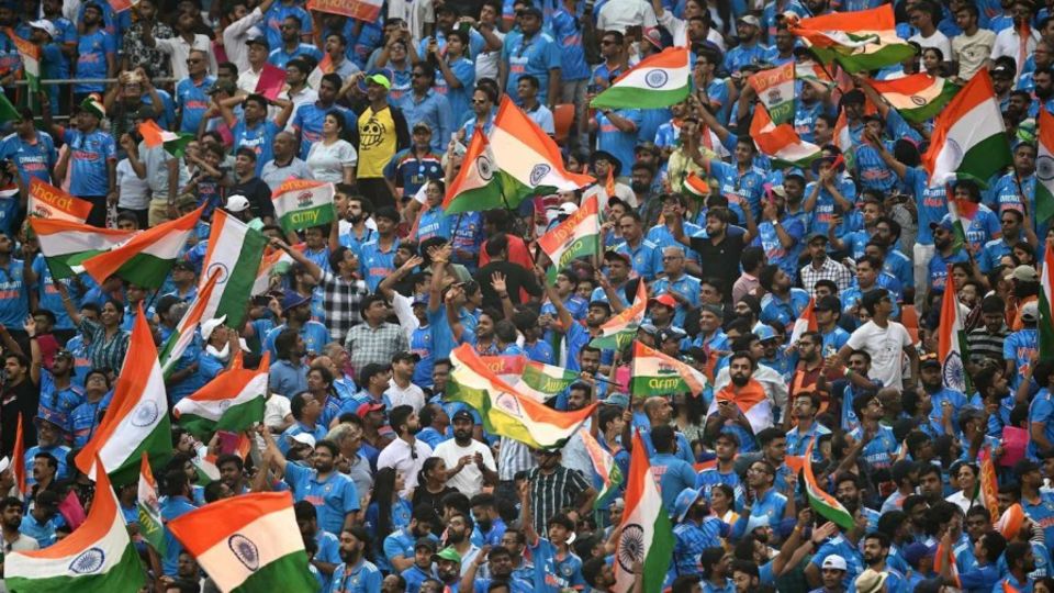 Indian fans gathered in big numbers for the India vs Pakistan game