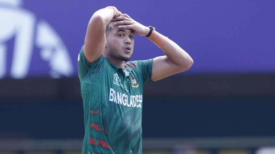 Taskin Ahmed has managed just two wickets in three games so far this World Cup