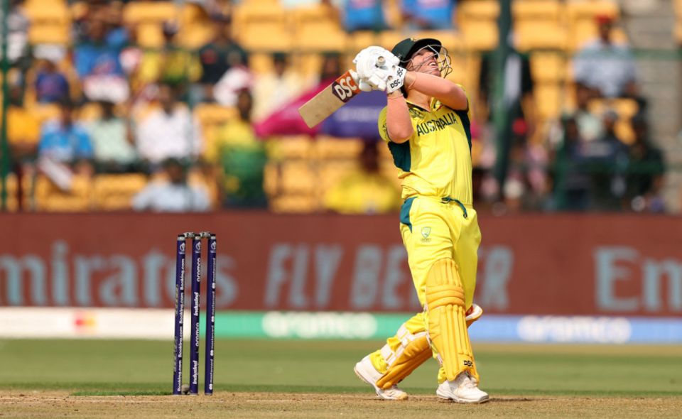 David Warner holds the record for the highest three World Cup scores by an Australian male batter