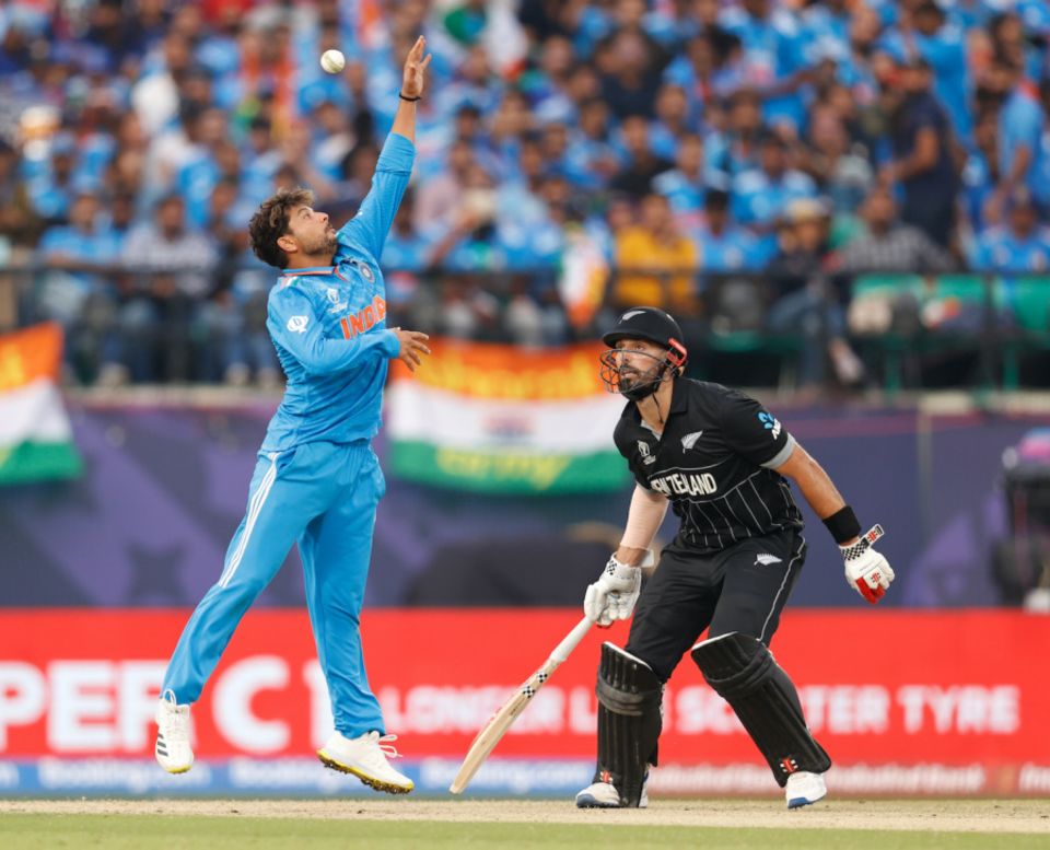 Kuldeep Yadav was taken apart by Daryl Mitchell but came back strongly