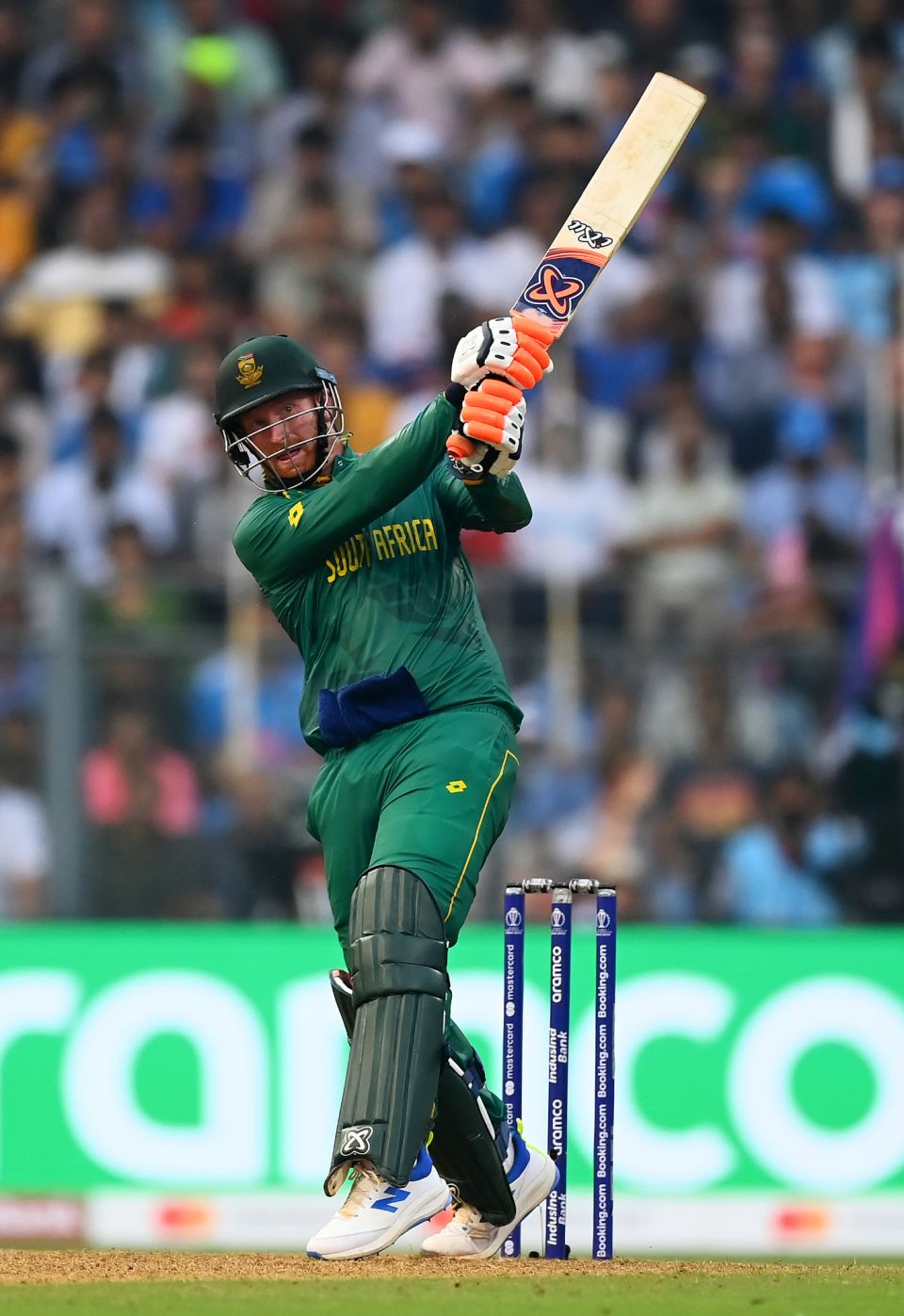 A rendition of the pull that has brought Heinrich Klaasen so much success against spin