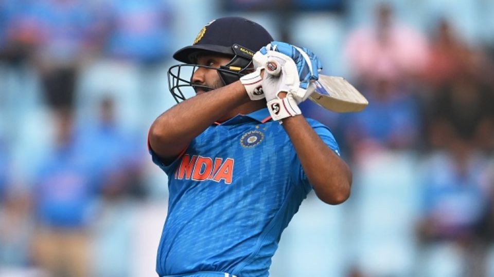 Rohit Sharma has 60 sixes in ODIs this year, the most by any batter in a calendar year