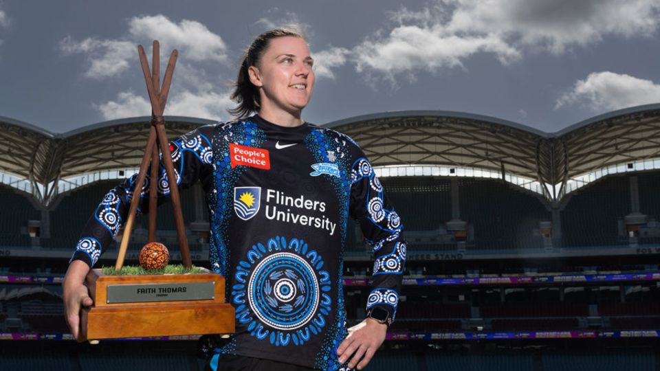 Tahlia McGrath at the launch of the WBBL's Stadium Series