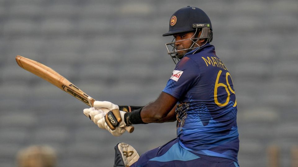 Angelo Mathews has not played a T20I since March 2021