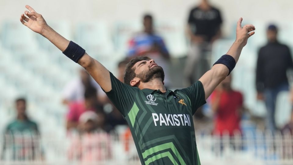 Shaheen Shah Afridi is ecstatic after reaching 100 wickets in ODIs
