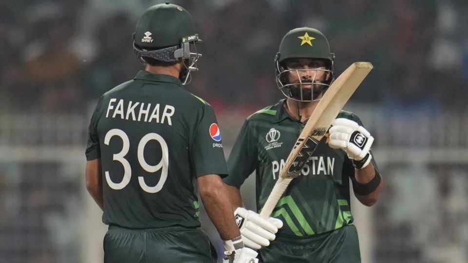 Fakhar Zaman and Abdullah Shafique put up 128 for the first wicket in just over 21 overs