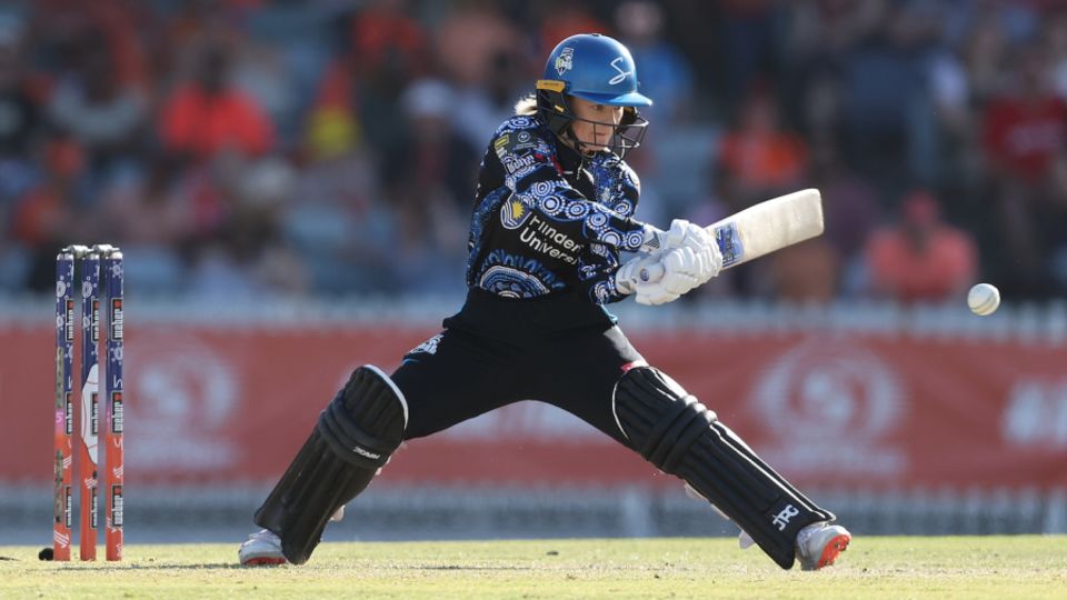 Katie Mack struck a crucial knock at the top