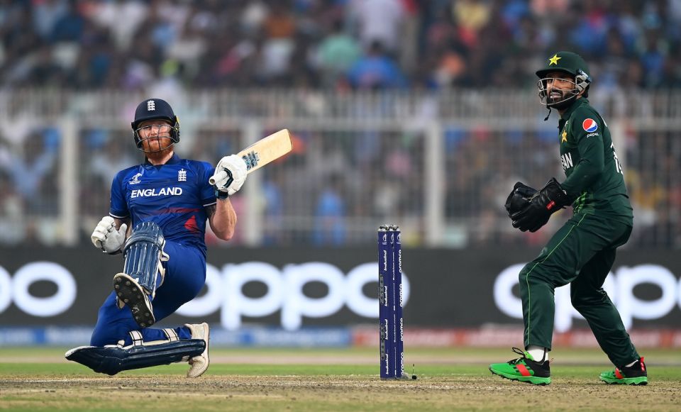 Fifty six of Ben Stokes' 84 runs came in boundaries