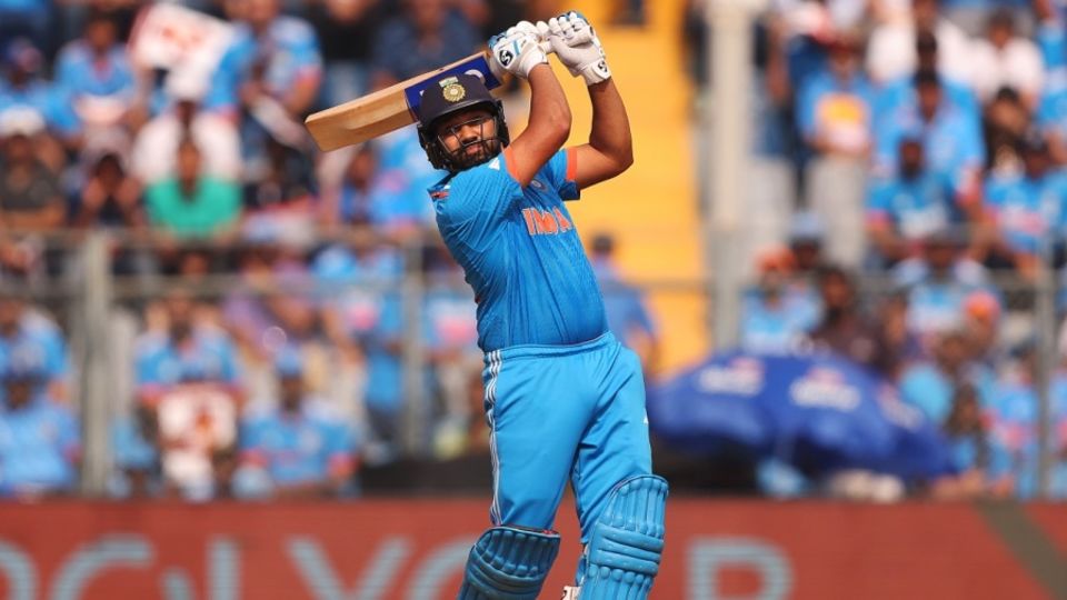 Rohit Sharma gives Trent Boult the charge early in the script
