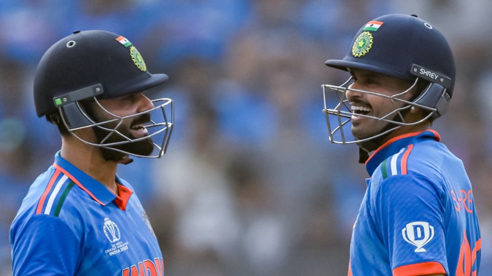 Virat Kohli and Shreyas Iyer rolled with the good times in their 163-run stand