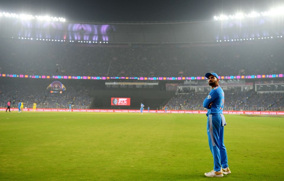 The stands began to empty at the Narendra Modi Stadium even before the final ended