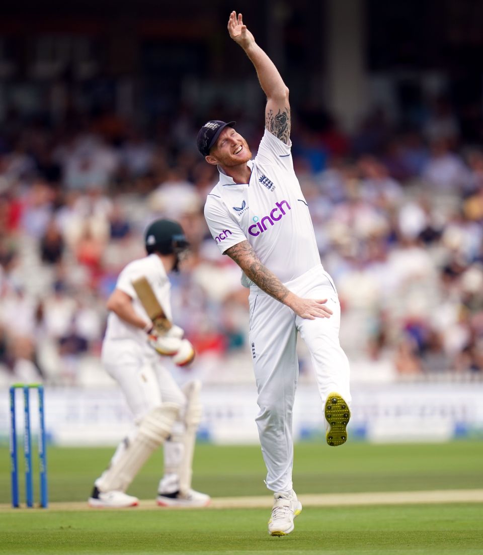 Ben Stokes must really suck at charades if this is his imitation of Stuart Broad catching Kagiso Rabada