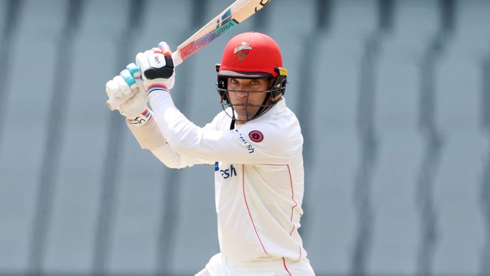 Alex Carey spent valuable time in the middle to make 81