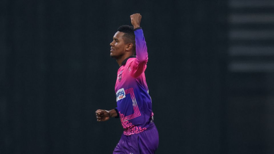 Akeal Hosein's wickets included two first-ball ducks